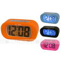 Silicon Digtal LCD Desk Clock with Alarm and Snooze Functions (LC978)